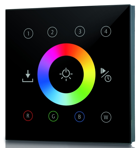 AC-DMX Touchpanel 4 ZONEN RGBW